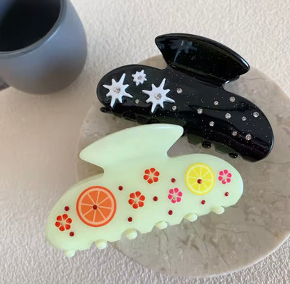 Midnight Sky Hair Clips