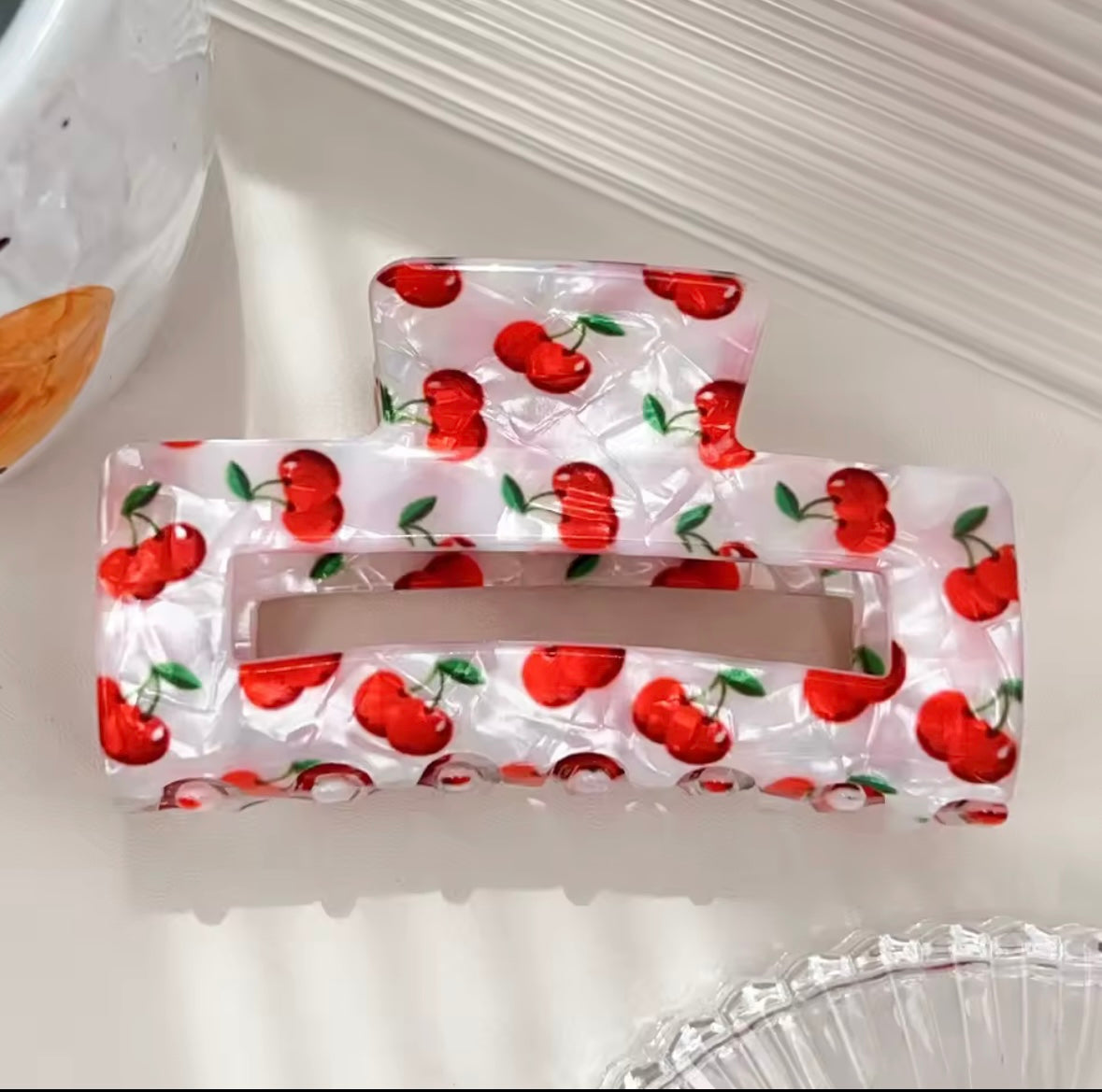Tropical Fruit Claw Clips