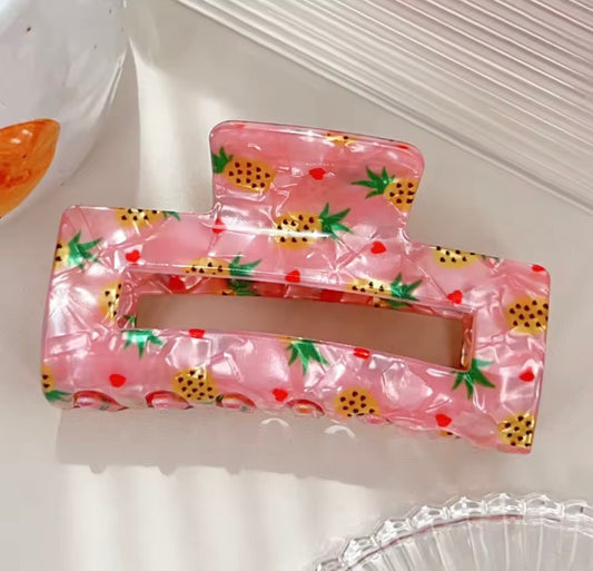 Tropical Fruit Claw Clips