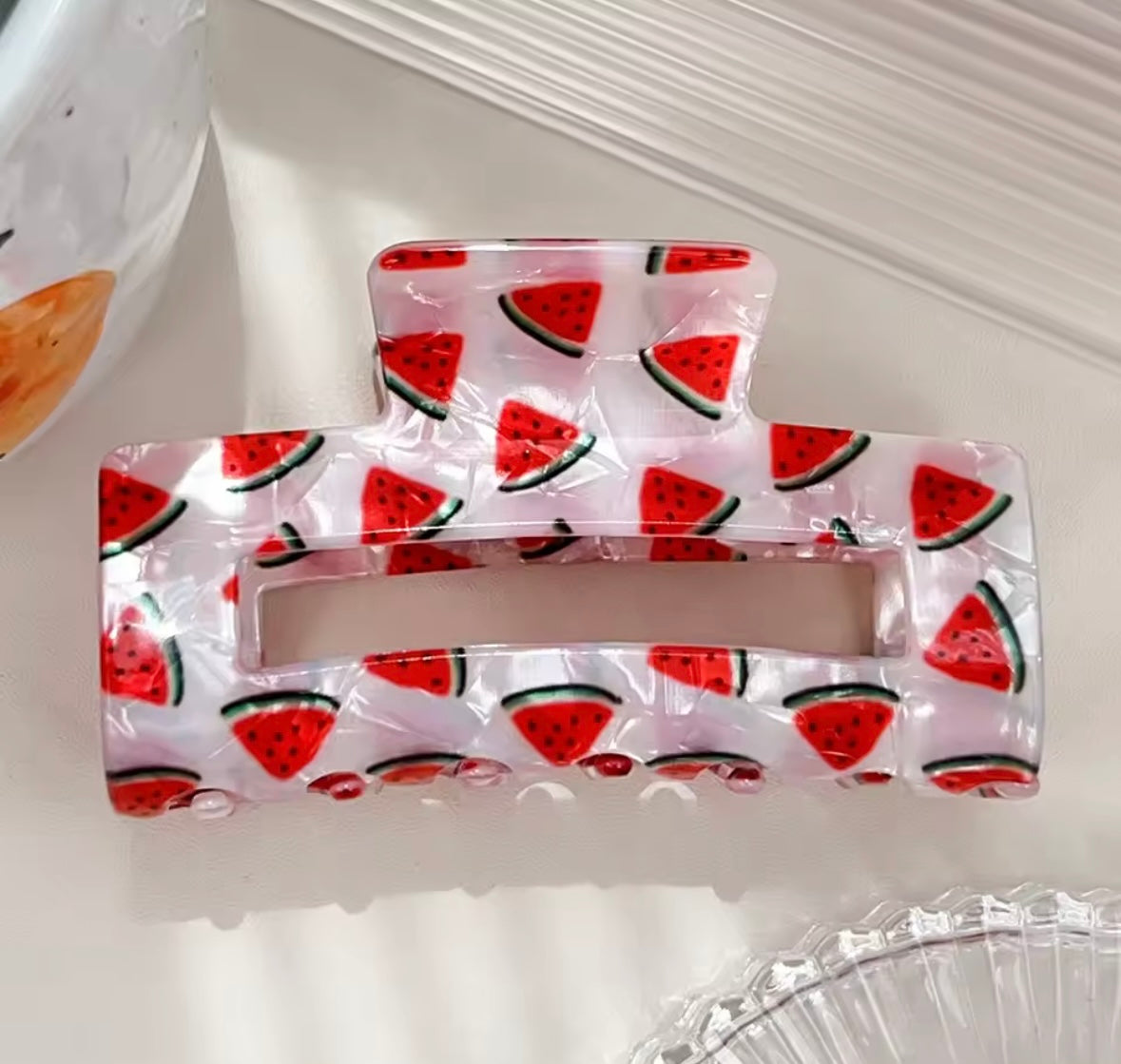 Tropical Fruit Claw Clips