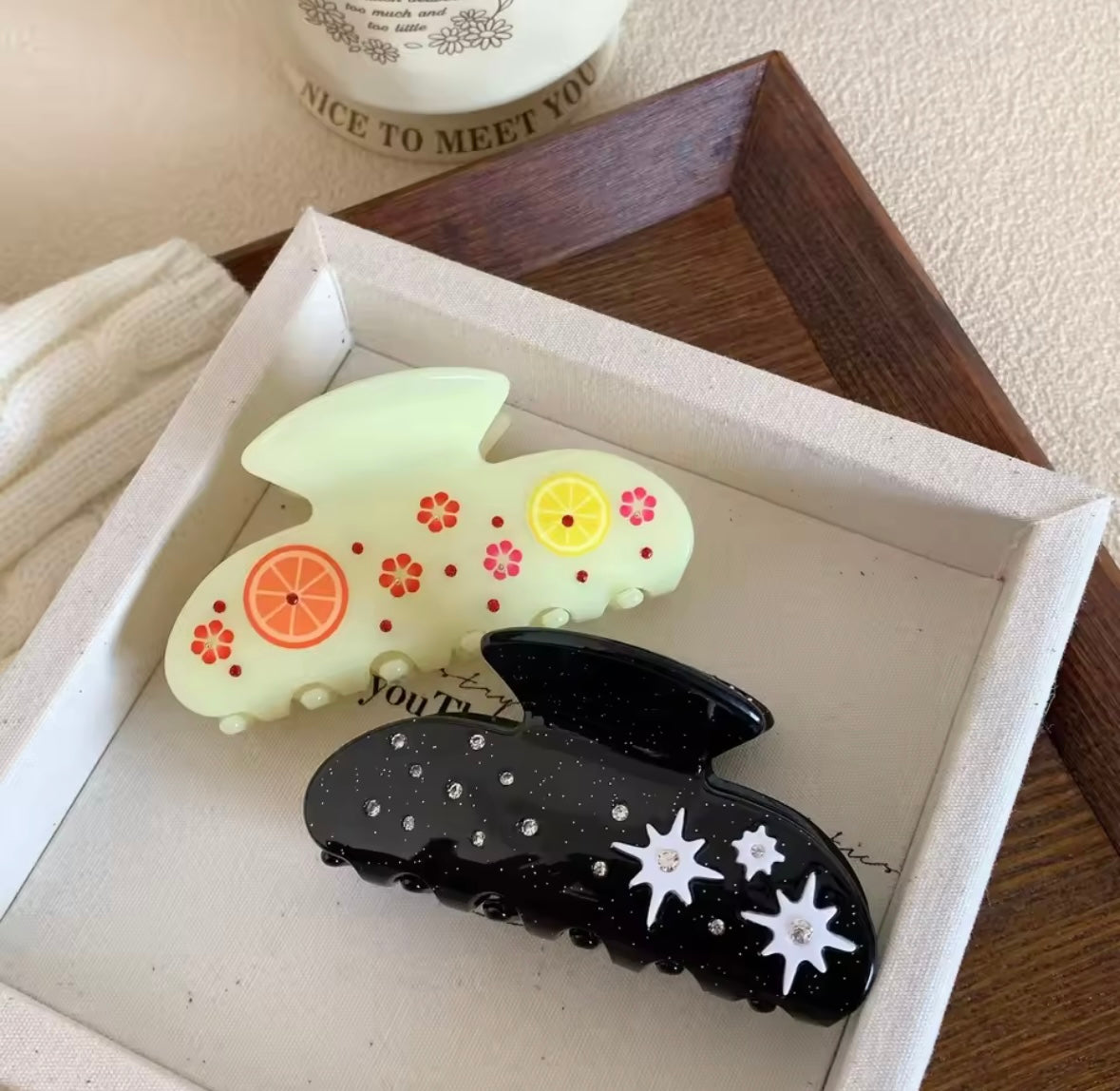 Midnight Sky Hair Clips