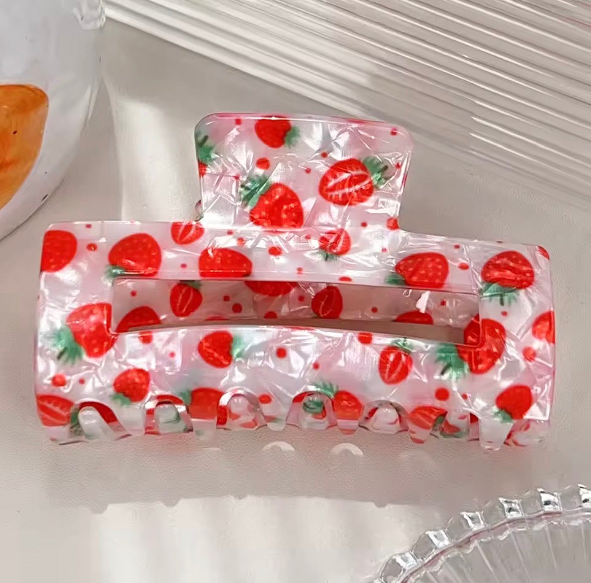 Tropical Fruit Claw Clips
